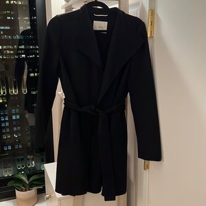 Aritzia Wilfred Wool Wrap Coat